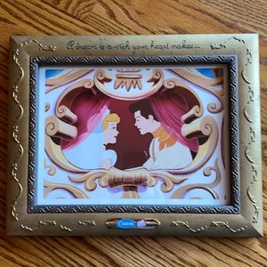 Cinderella framed print - 12 by 15 inch